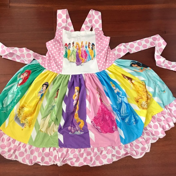 Princess Belle Aurora Rapunzel cute twirl dress - Picture 3 of 6